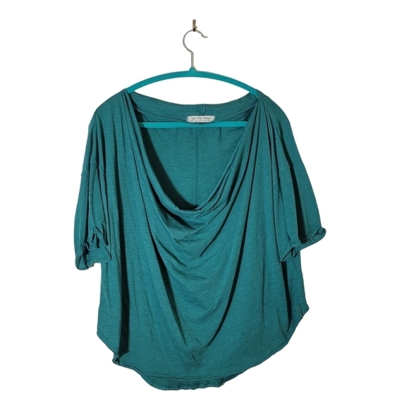 Free People Just Chill Slouchy Tee in Cypress Green in Small - Picture 9 of 12